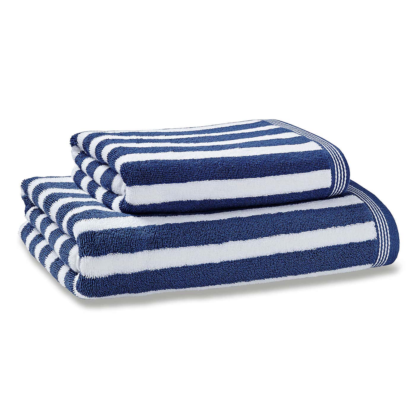 Nautical Stripe Grey Towel