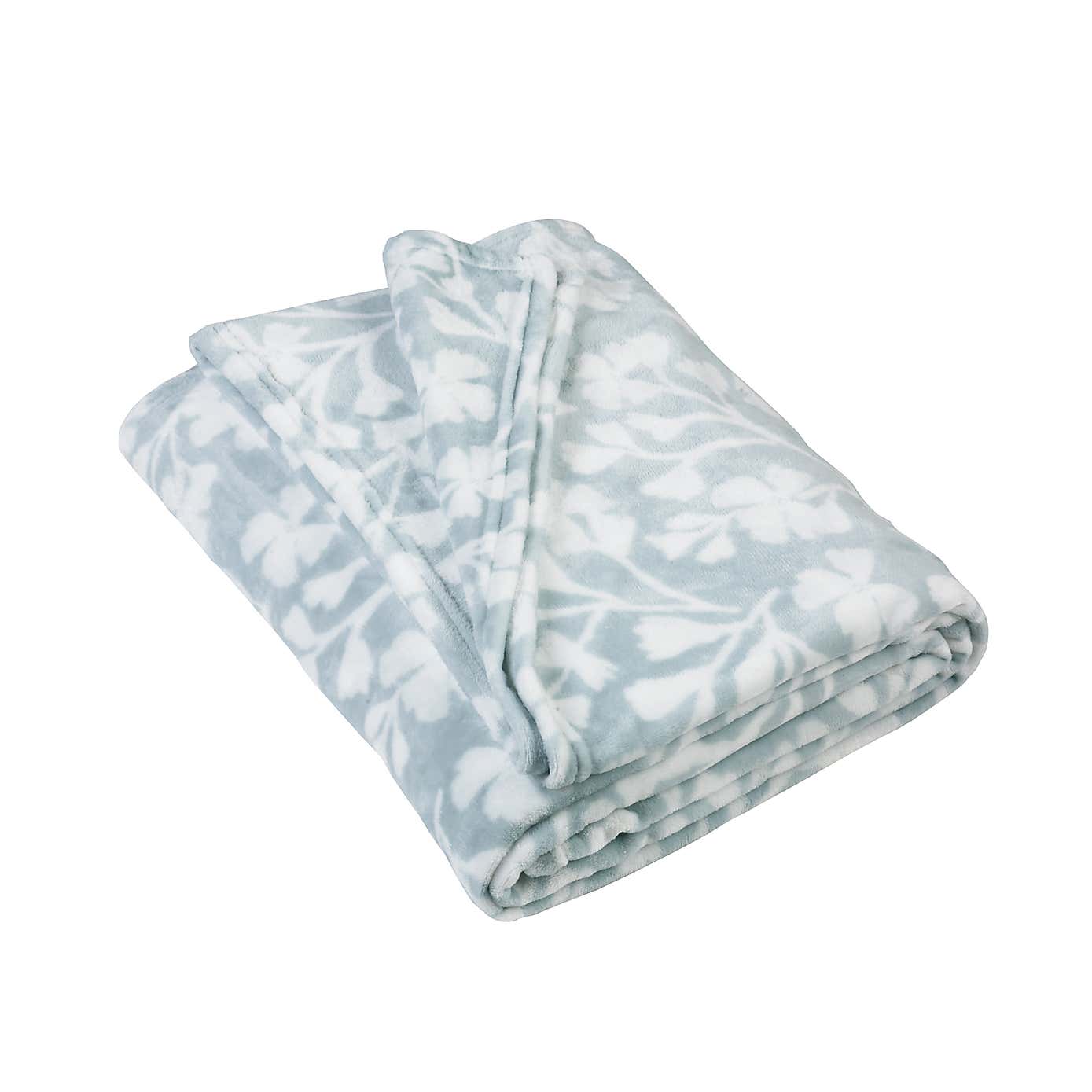 Catherine Lansfield Brooke Floral Fleece Throw 200cm x 240cm