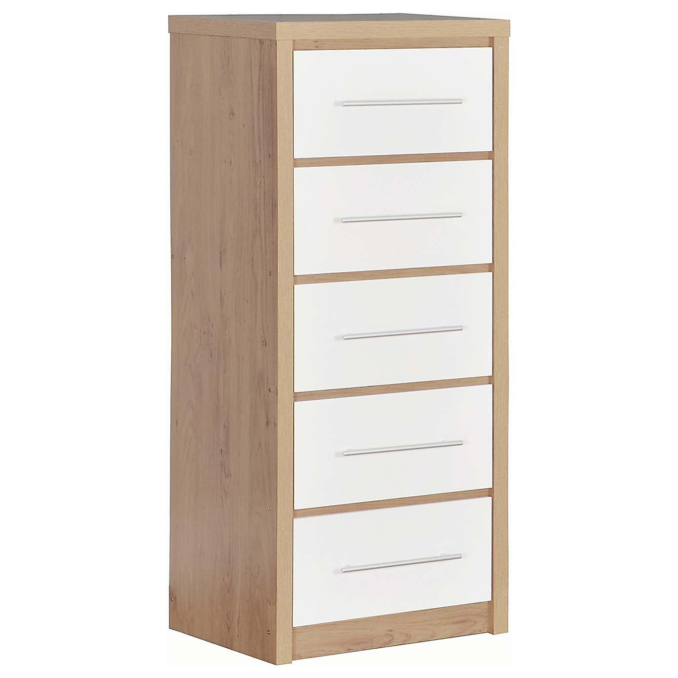 Seville Slim 5 Drawer Chest
