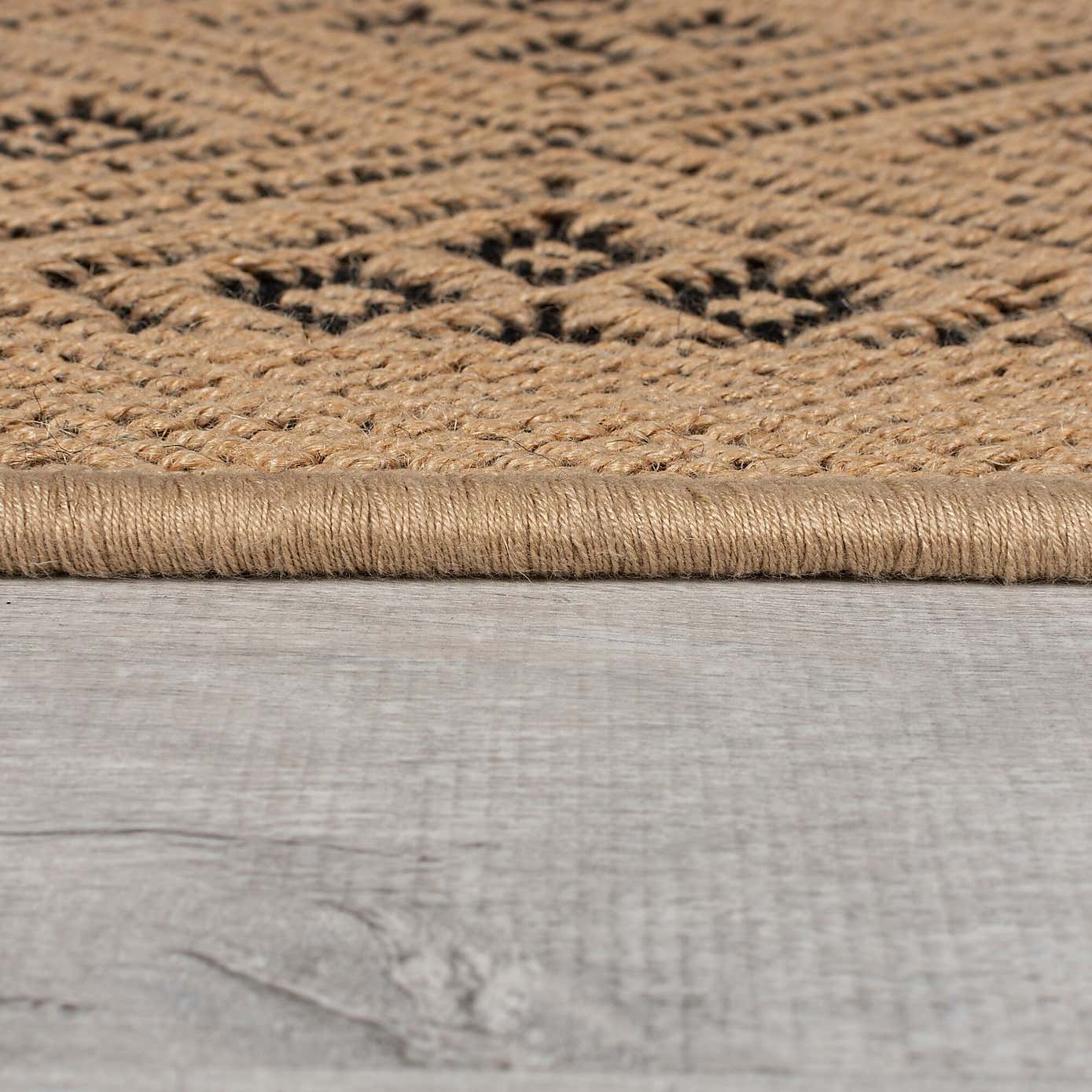 Mono Diamond Jute Runner