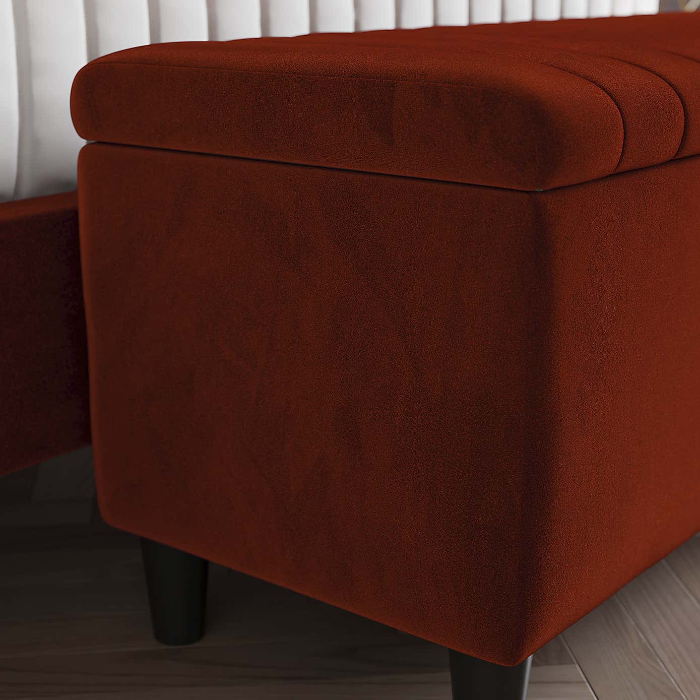 Alara Velvet Ottoman Box