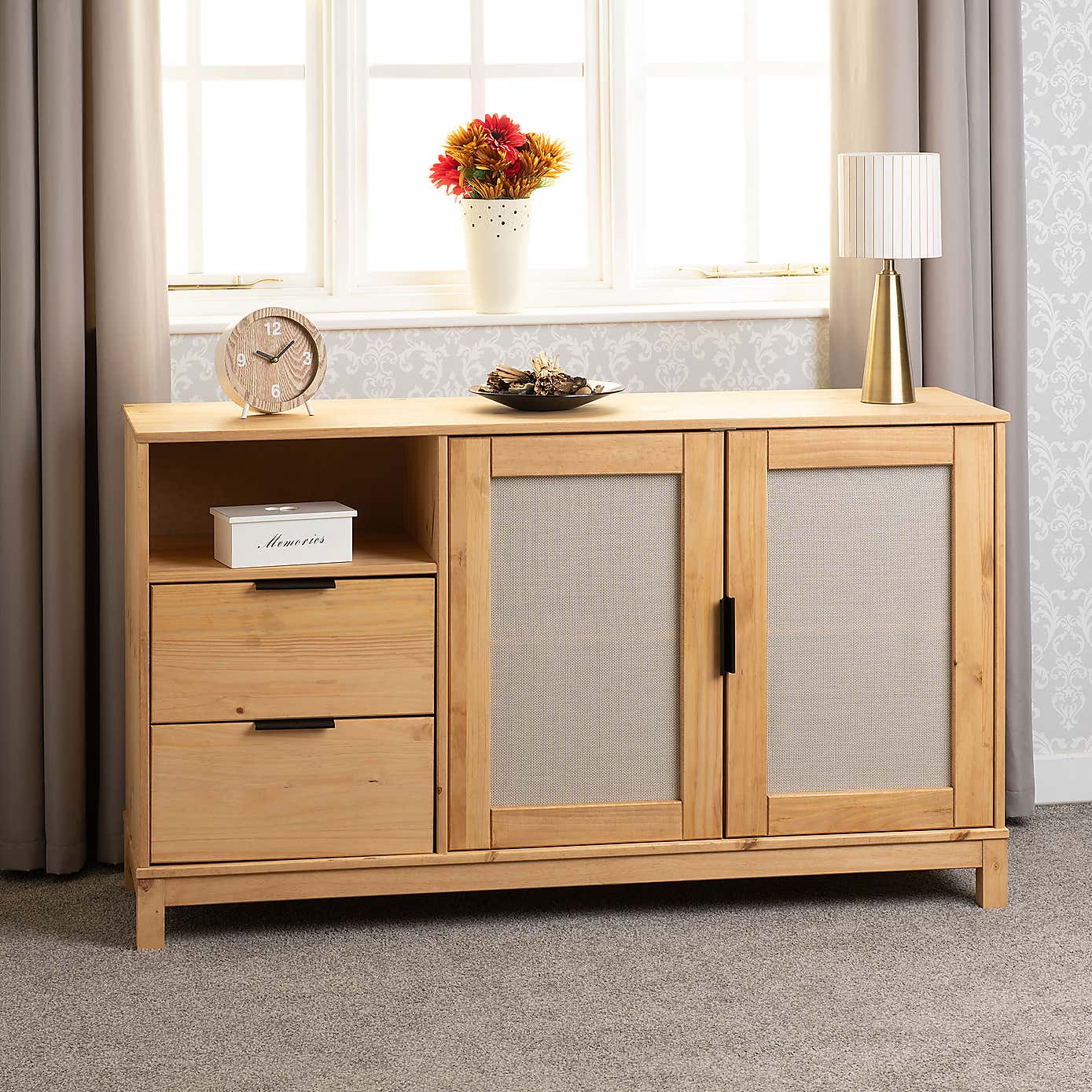 Corona Rattan Sideboard