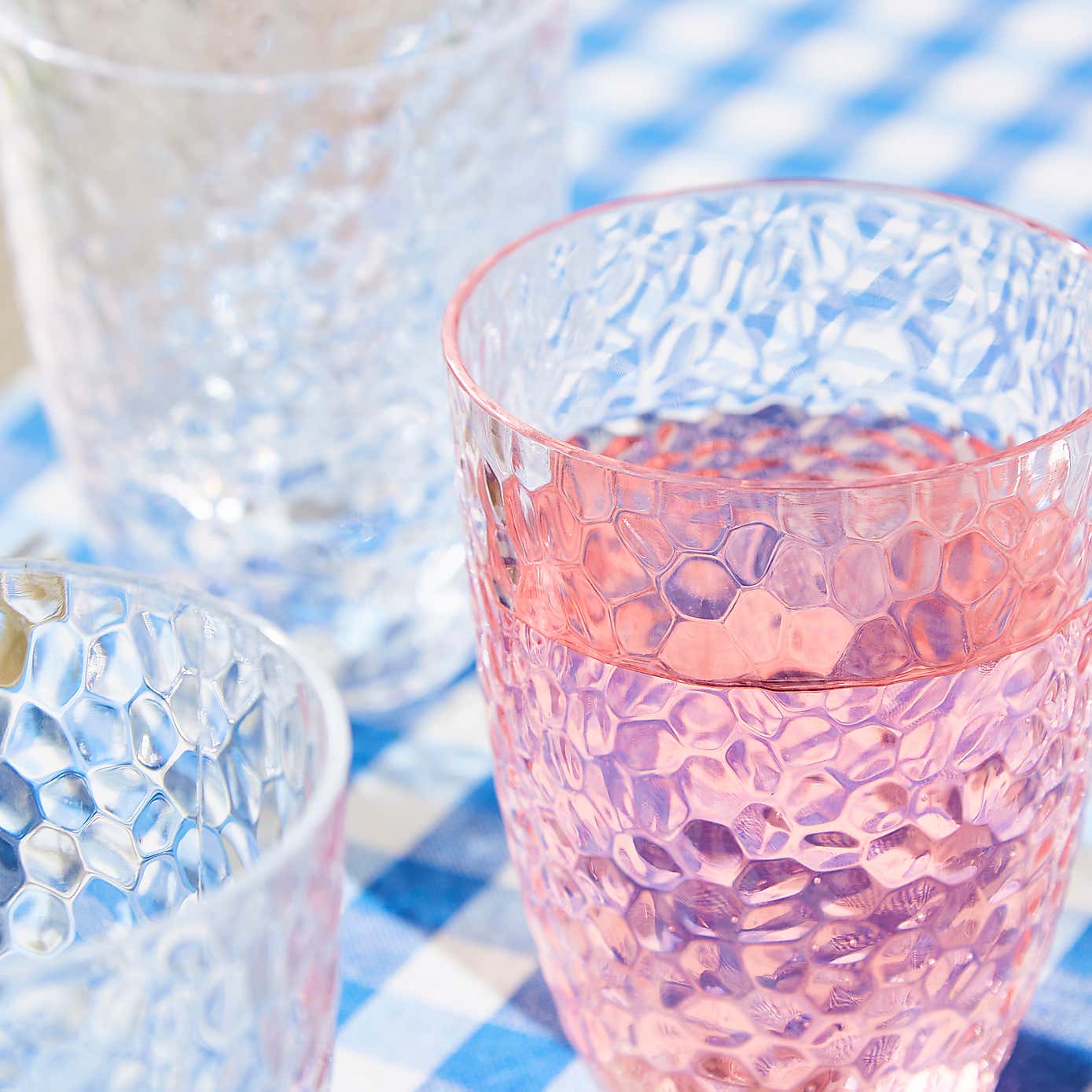 Ripple Acrylic Short Tumbler Glass