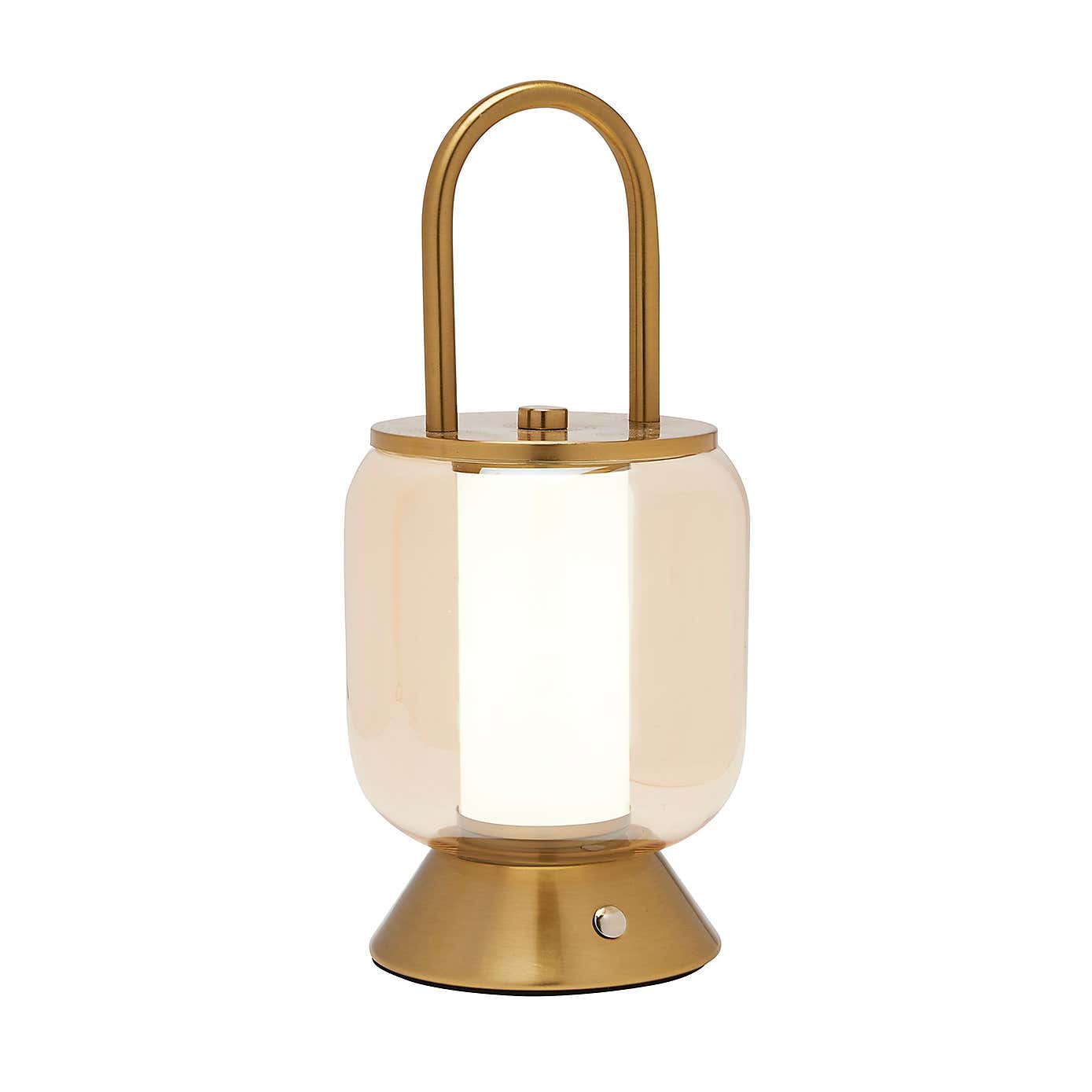 Hestia Lantern Rechargeable Colour Changing LED Touch Table Lamp