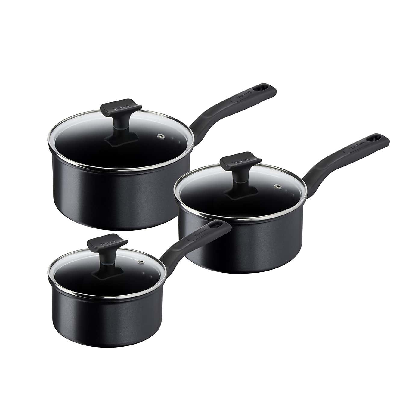 Tefal Total Non-Stick 3 Piece Pan Set