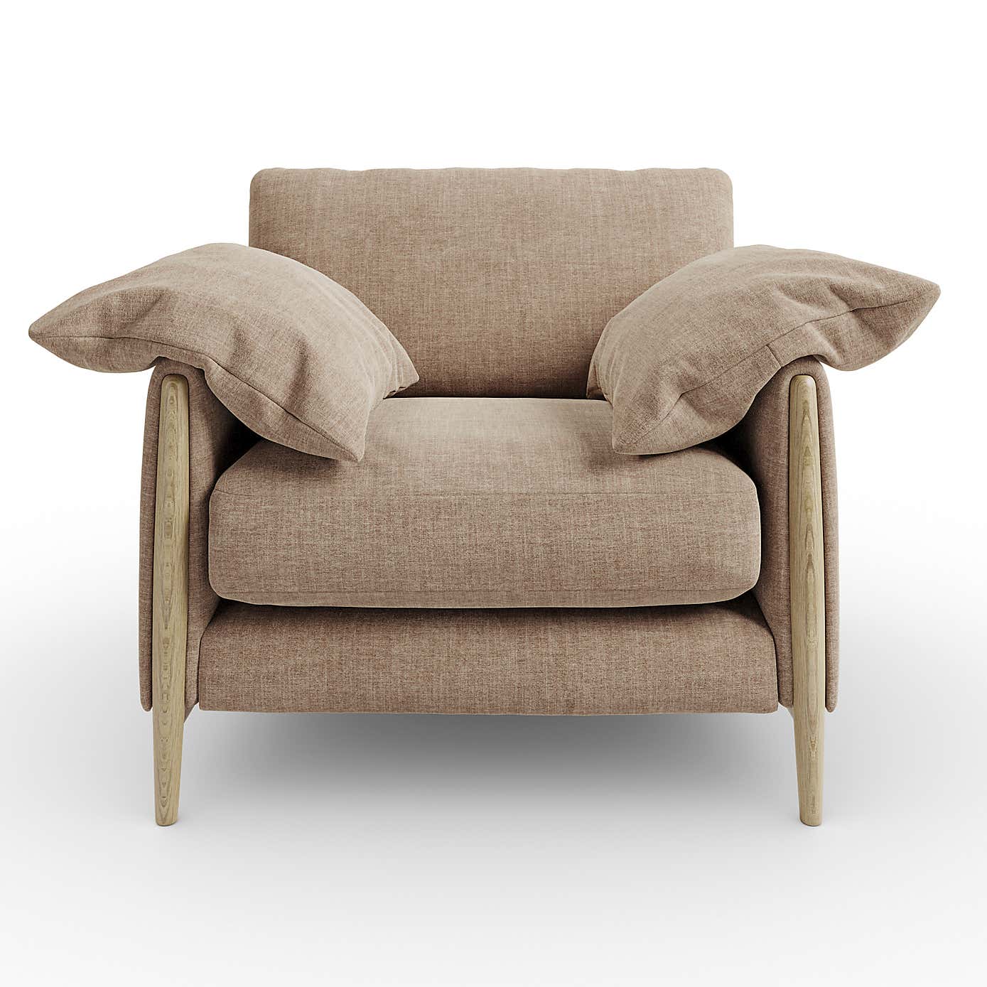 Hector Tonal Plush Chenille Snuggle Chair