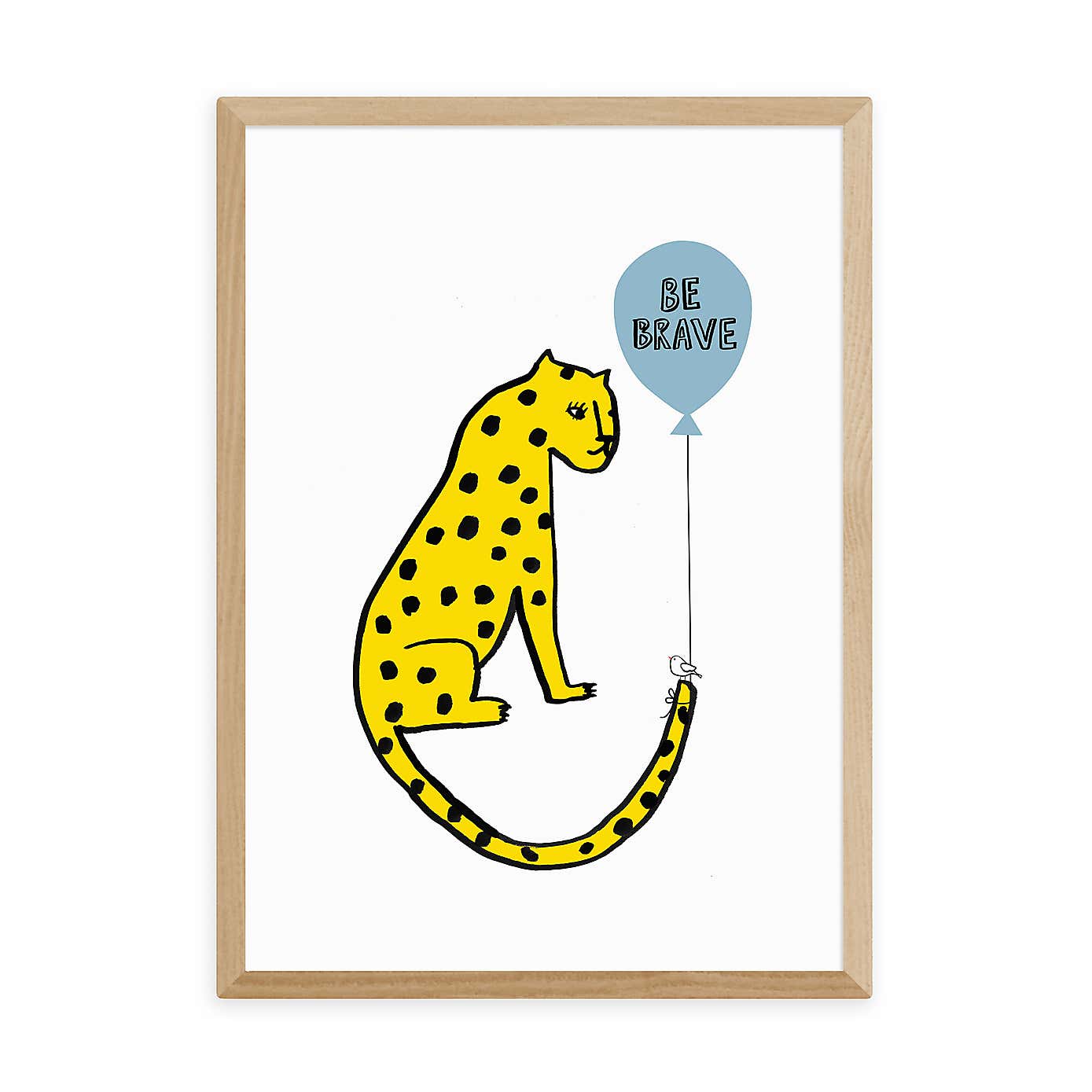 East End Prints Be Brave Leopard Print