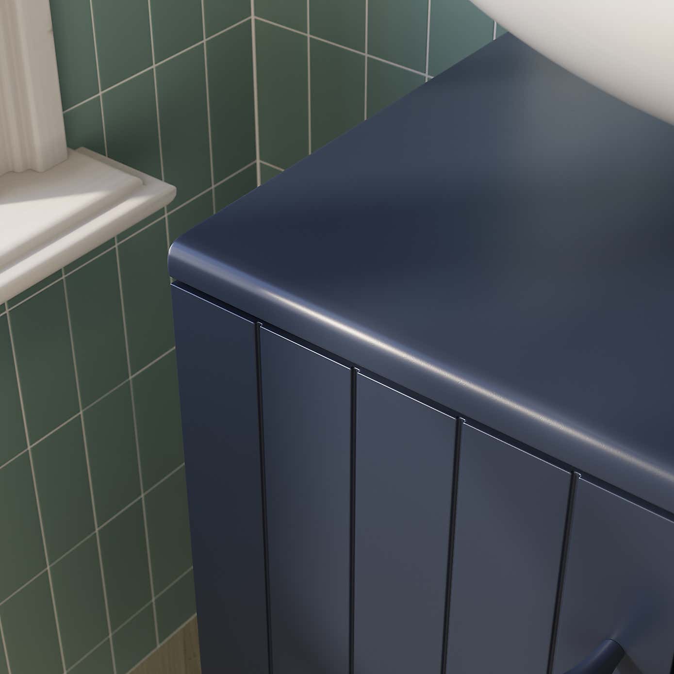 Scallop Under Sink Unit