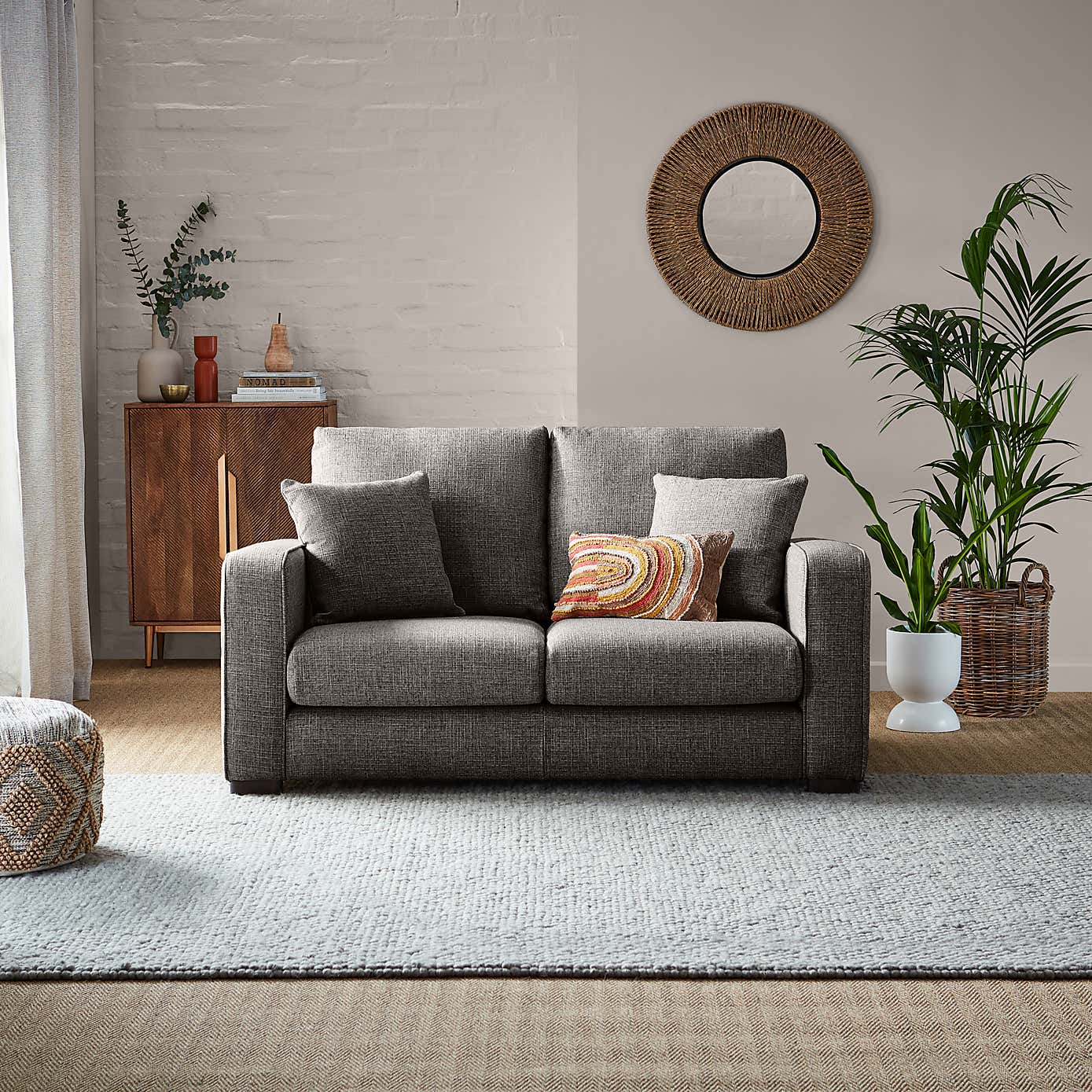 Carson Chunky Multi Weave 2 Seater Sofa