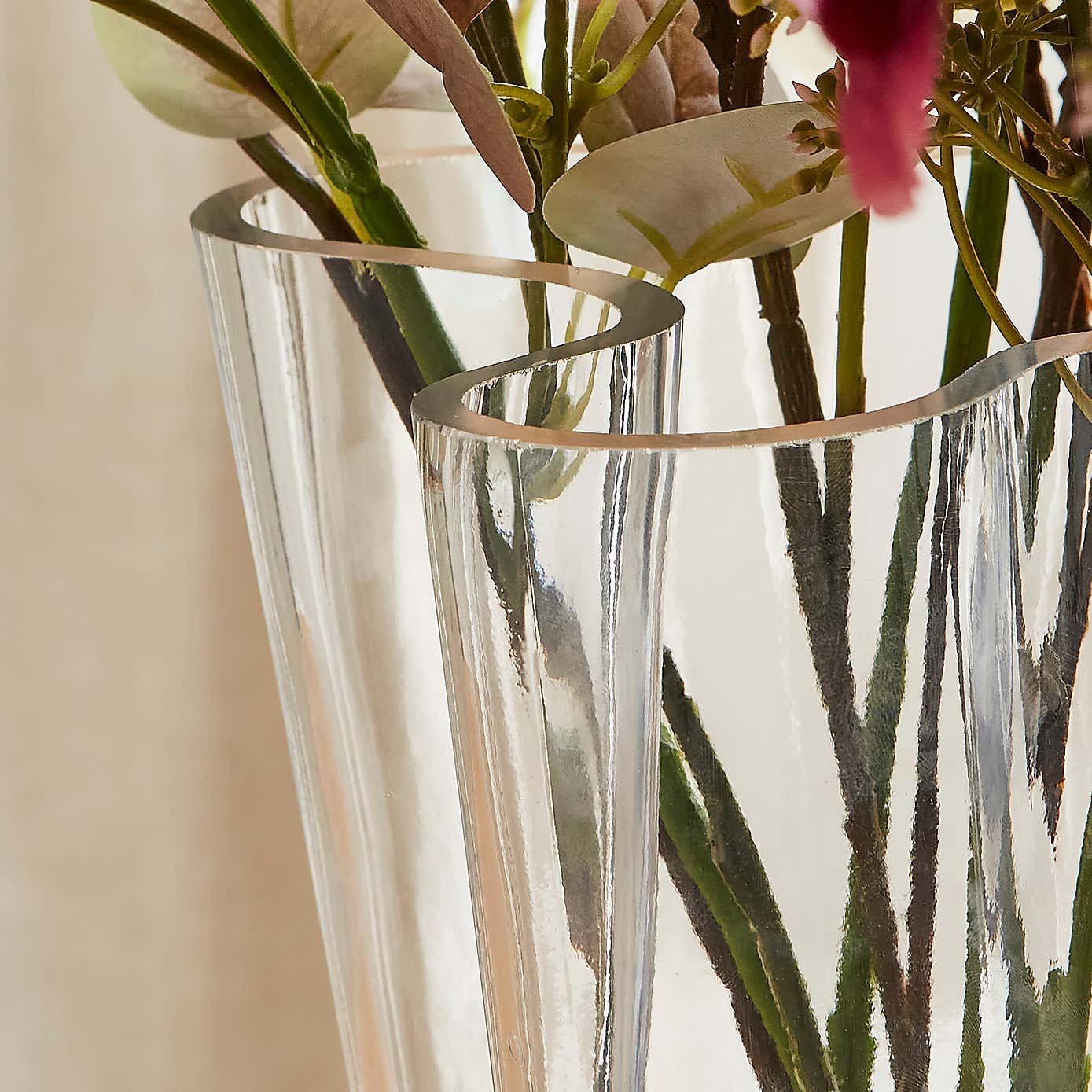 Artificial Hydrangea and Eucalyptus in Vase