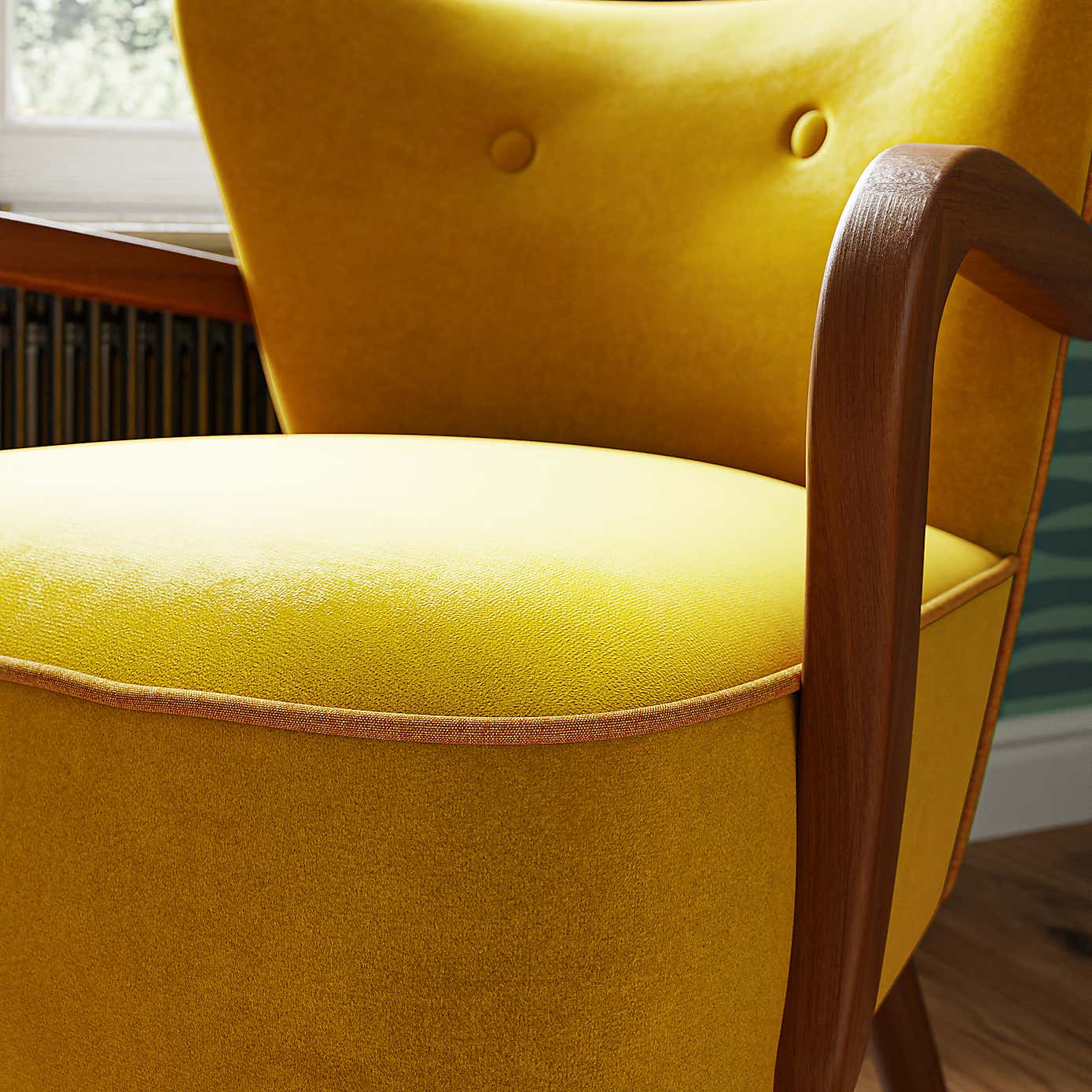 Eliza Contrast Occasional Armchair