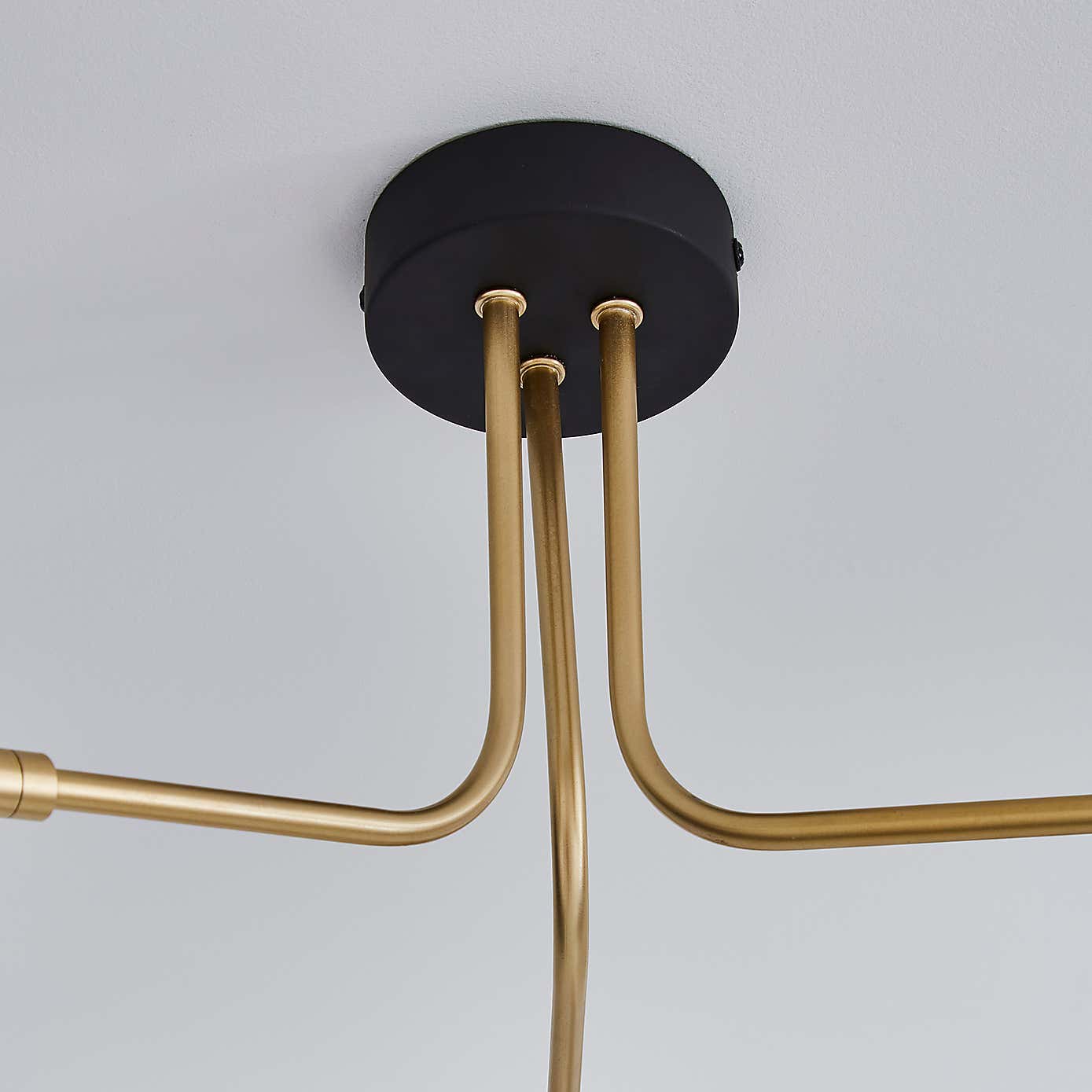 Savona 3 Light Ceiling Fitting Black