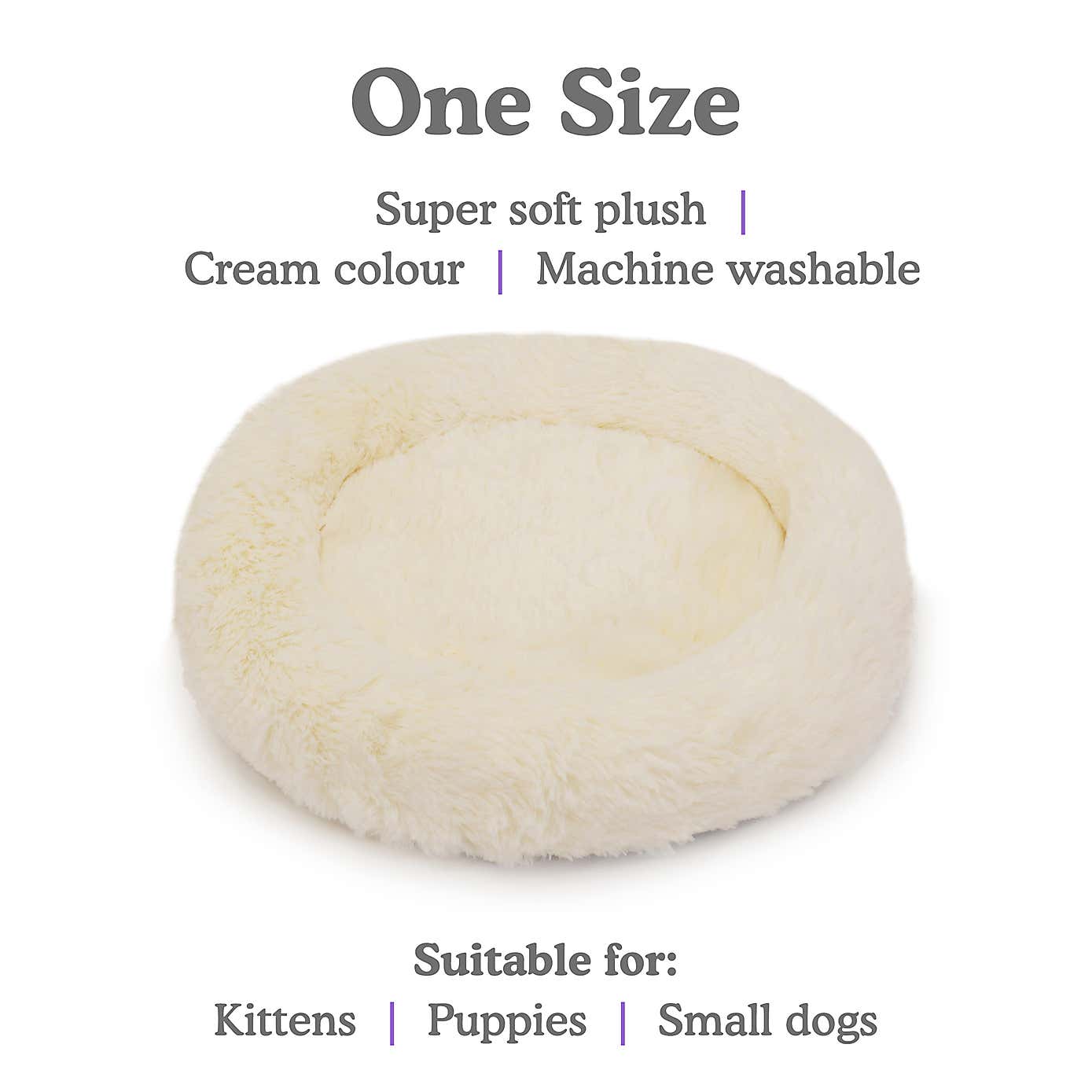 Rosewood Cream Kitten Bed