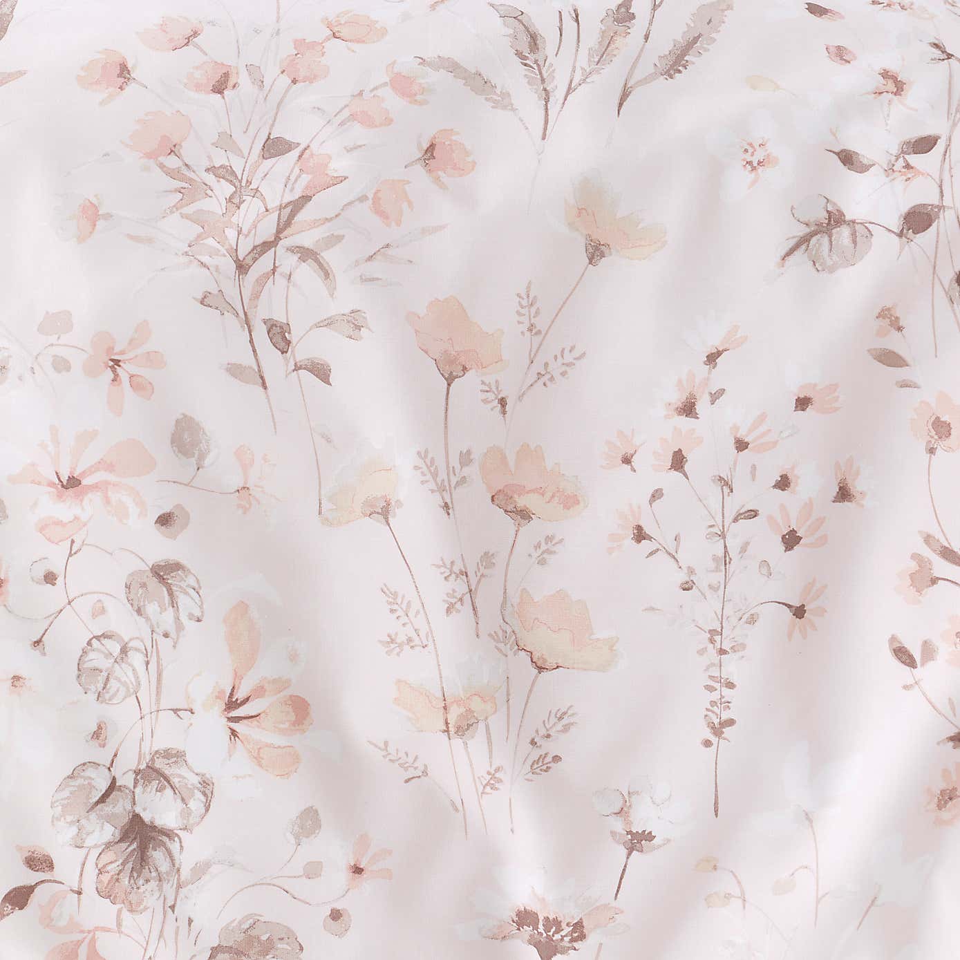 Watercoloured Floral Oxford Pillowcase