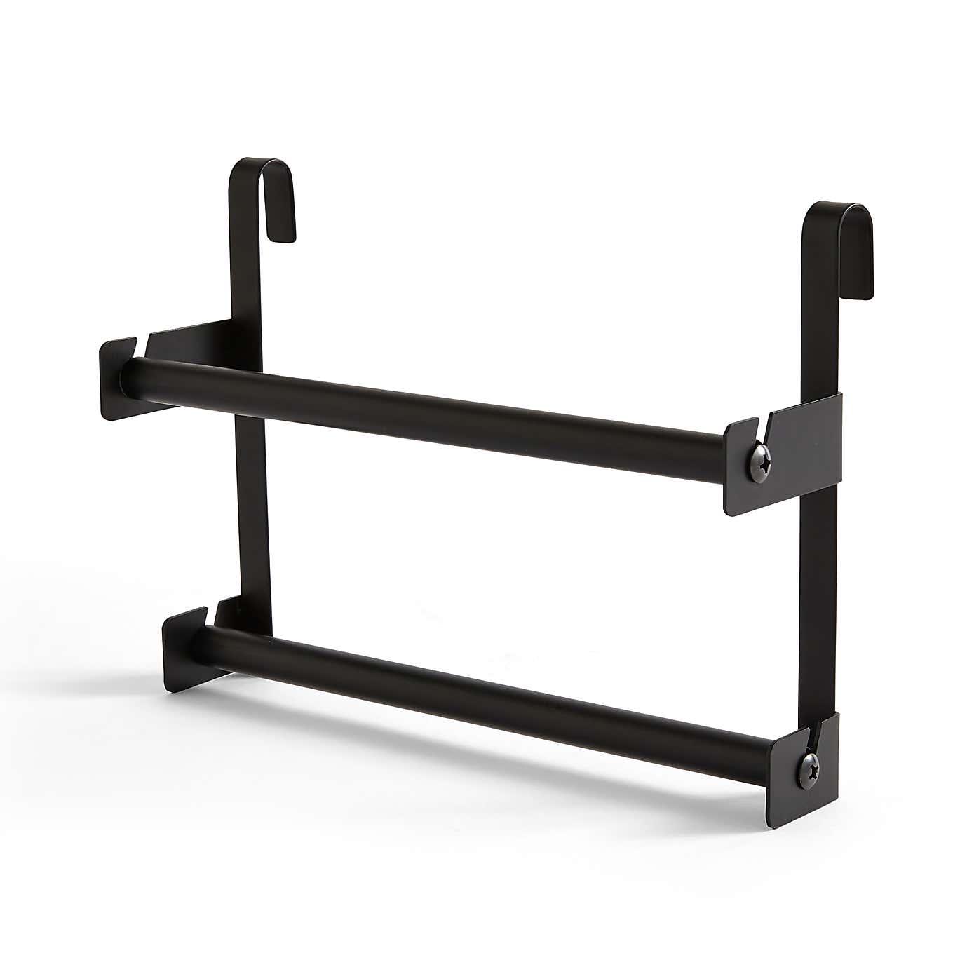 Matt Black Hanging Kitchen Roll Holder