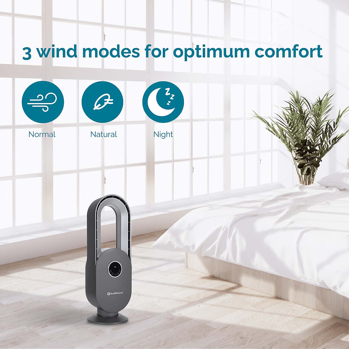 Rediffusion Bladeless Fan