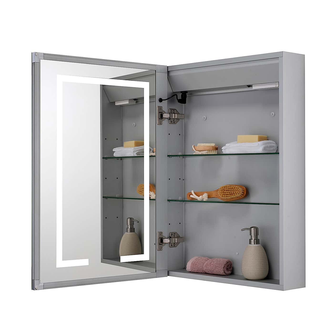 Cartlon Single Door LED Illuminated Cabinet