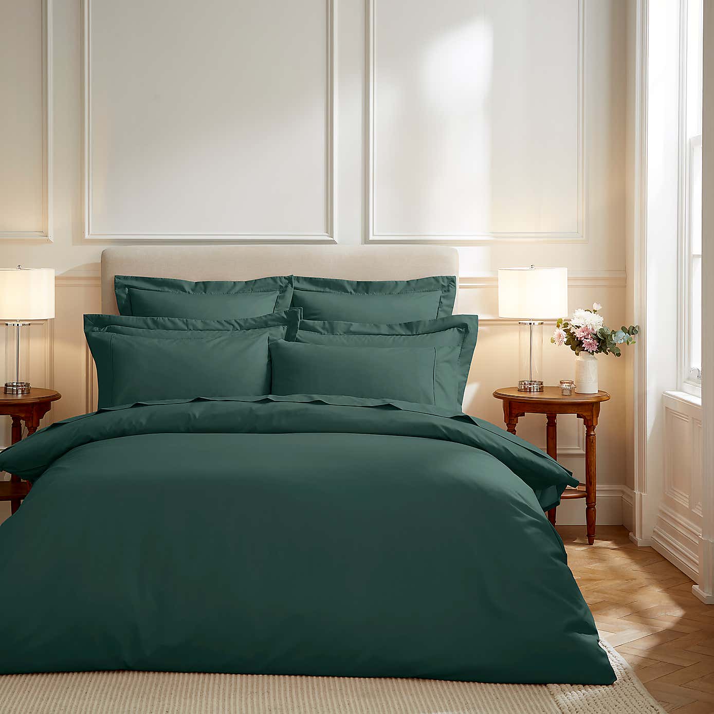 Dorma Egyptian Cotton 400 Thread Count Percale Duvet Cover