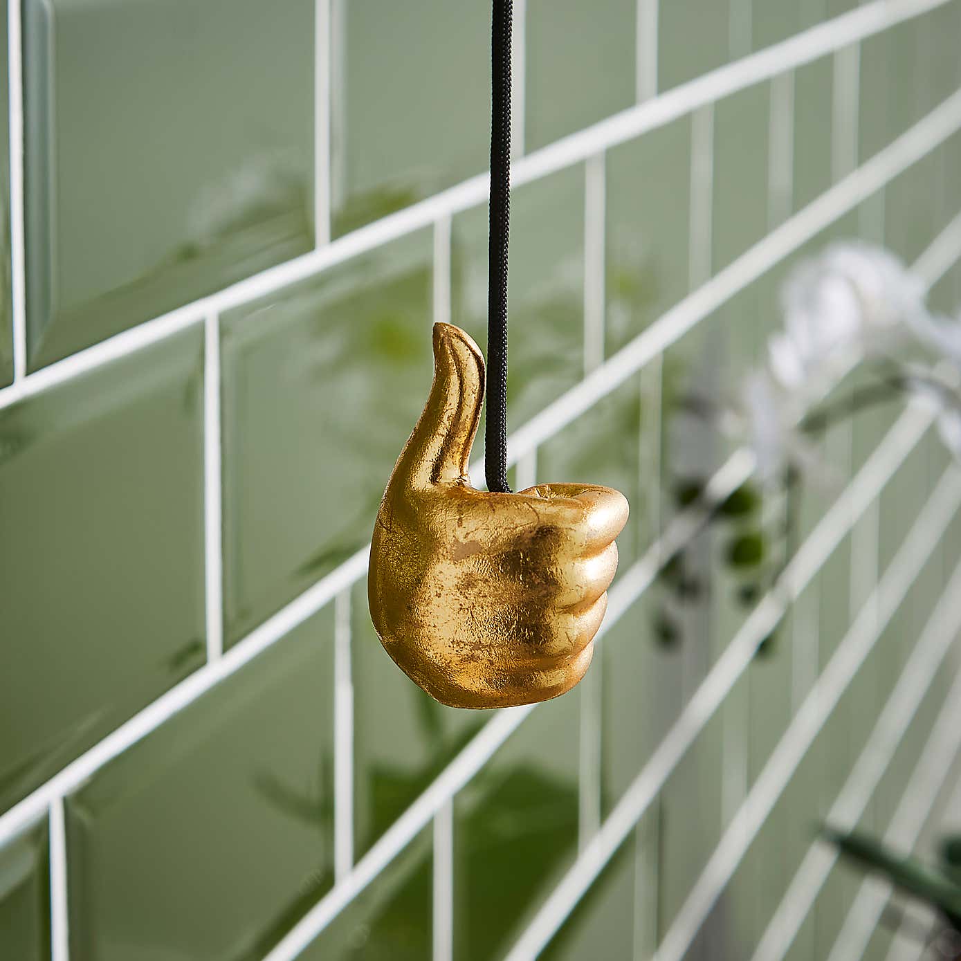 Brass Hand Bathroom Accessories Set