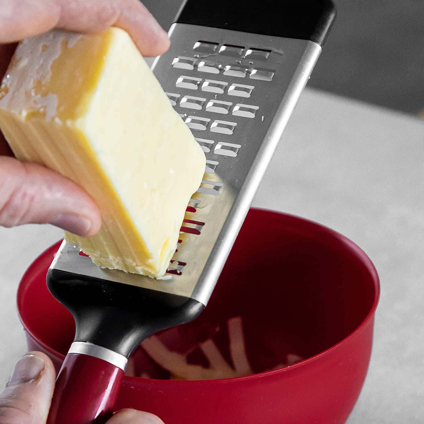 KitchenAid Etched Stainless Steel Two Way Small Cheese Grater