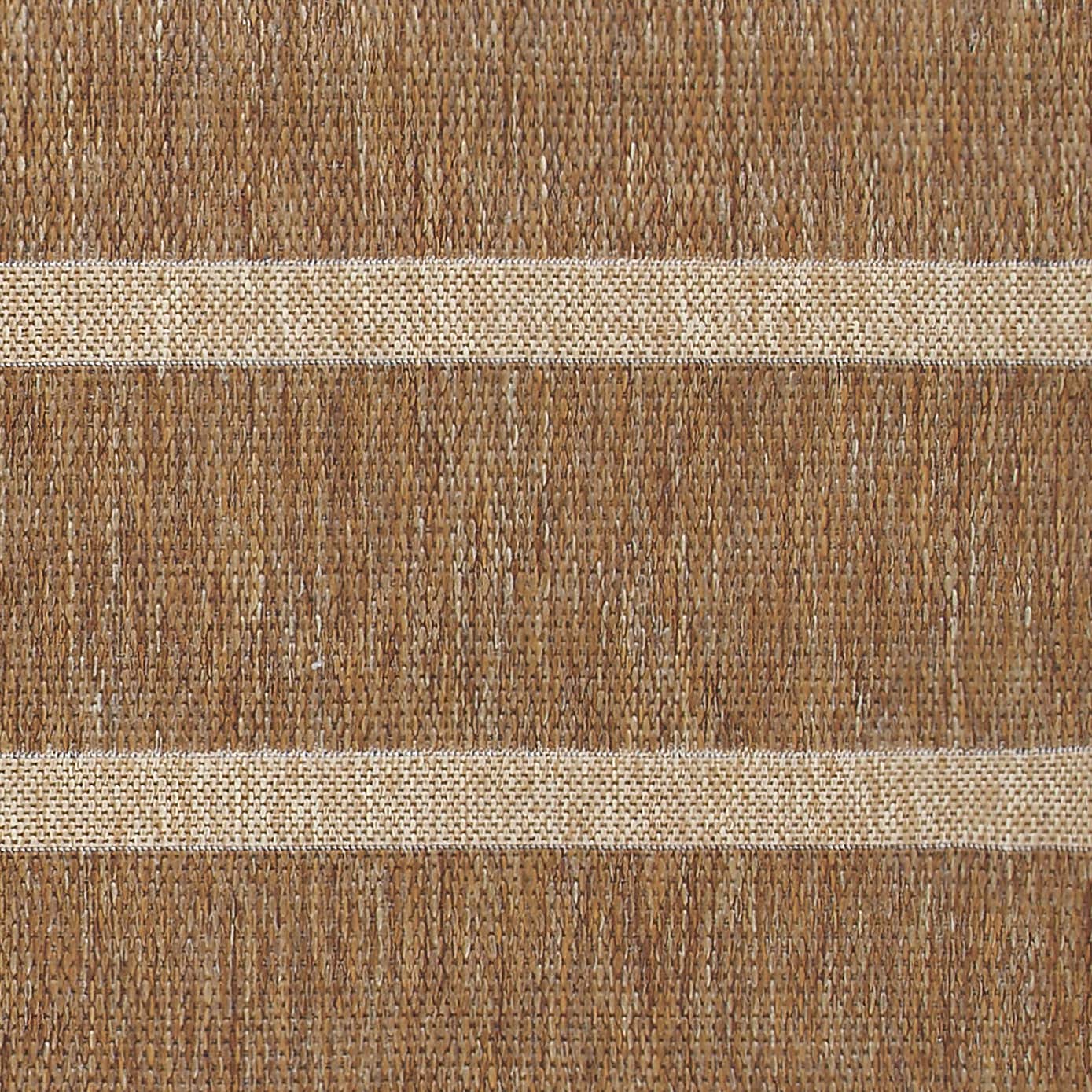 Yard Tala Stripe Jute Effect Indoor Outdoor Rug