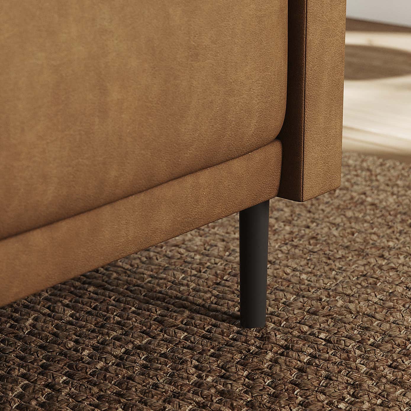 Amali Corner Dining Bench, Faux Leather