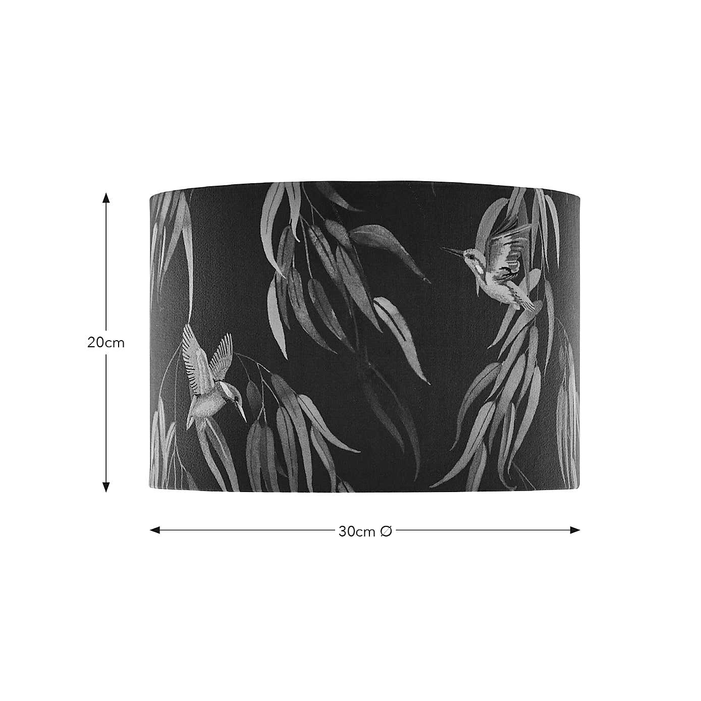 Kingfisher Drum Lamp Shade