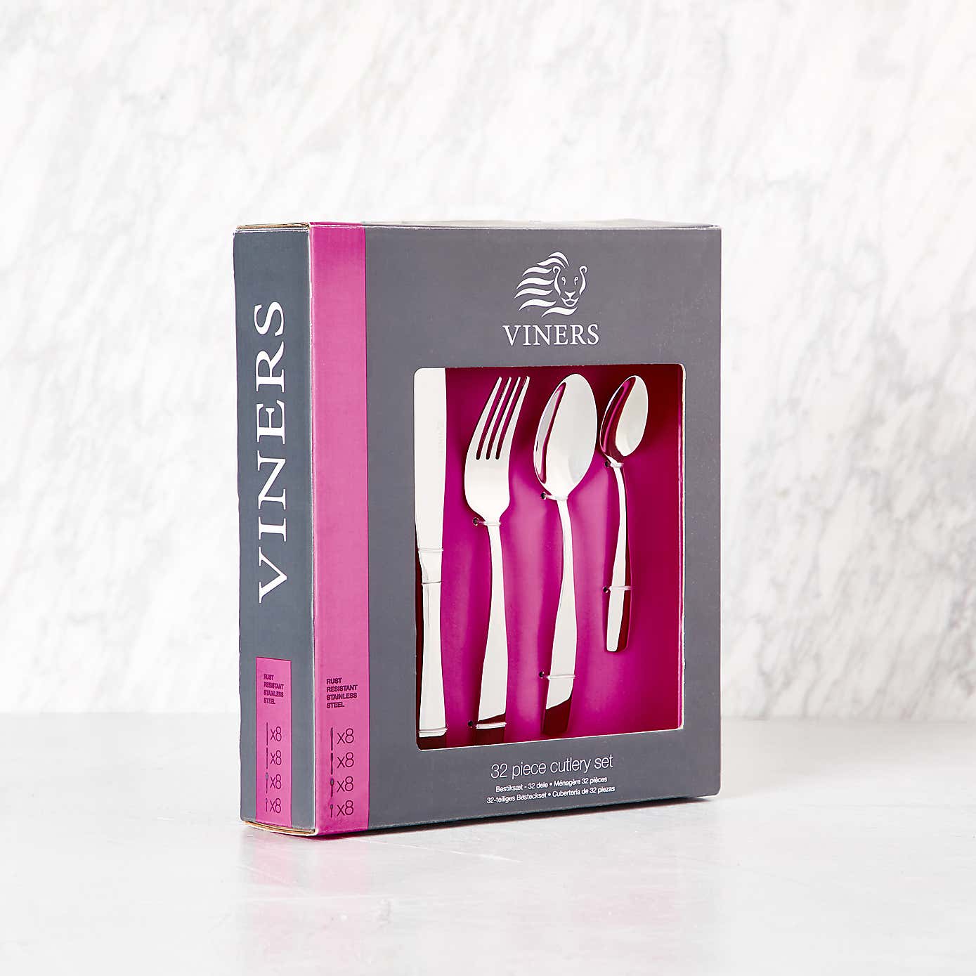 Viners Rosa 32 Piece Cutlery Set Giftbox