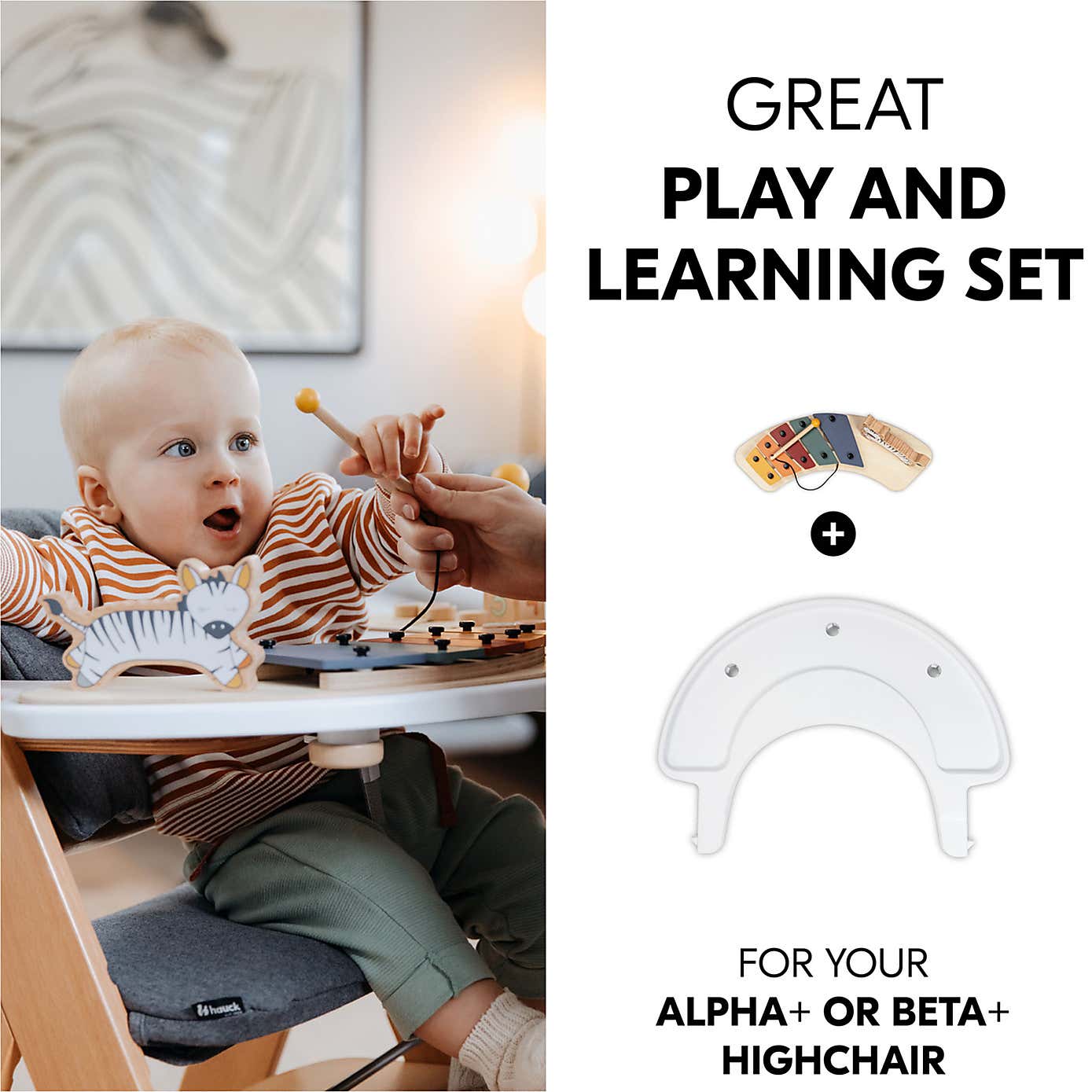 Hauck Alpha Play Tray with Music Set