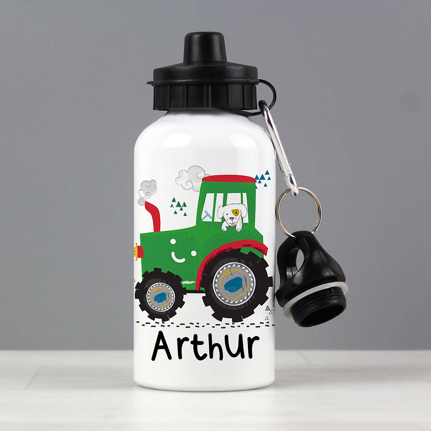 Personalised Tractor Metal Drinks Bottle