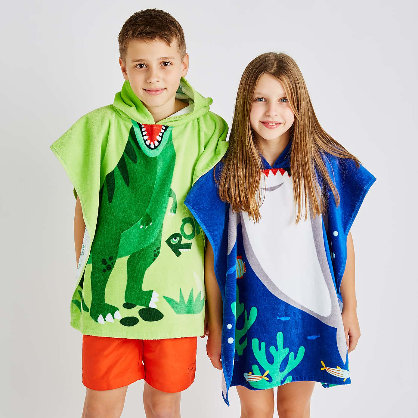 Dinosaur Poncho Towel