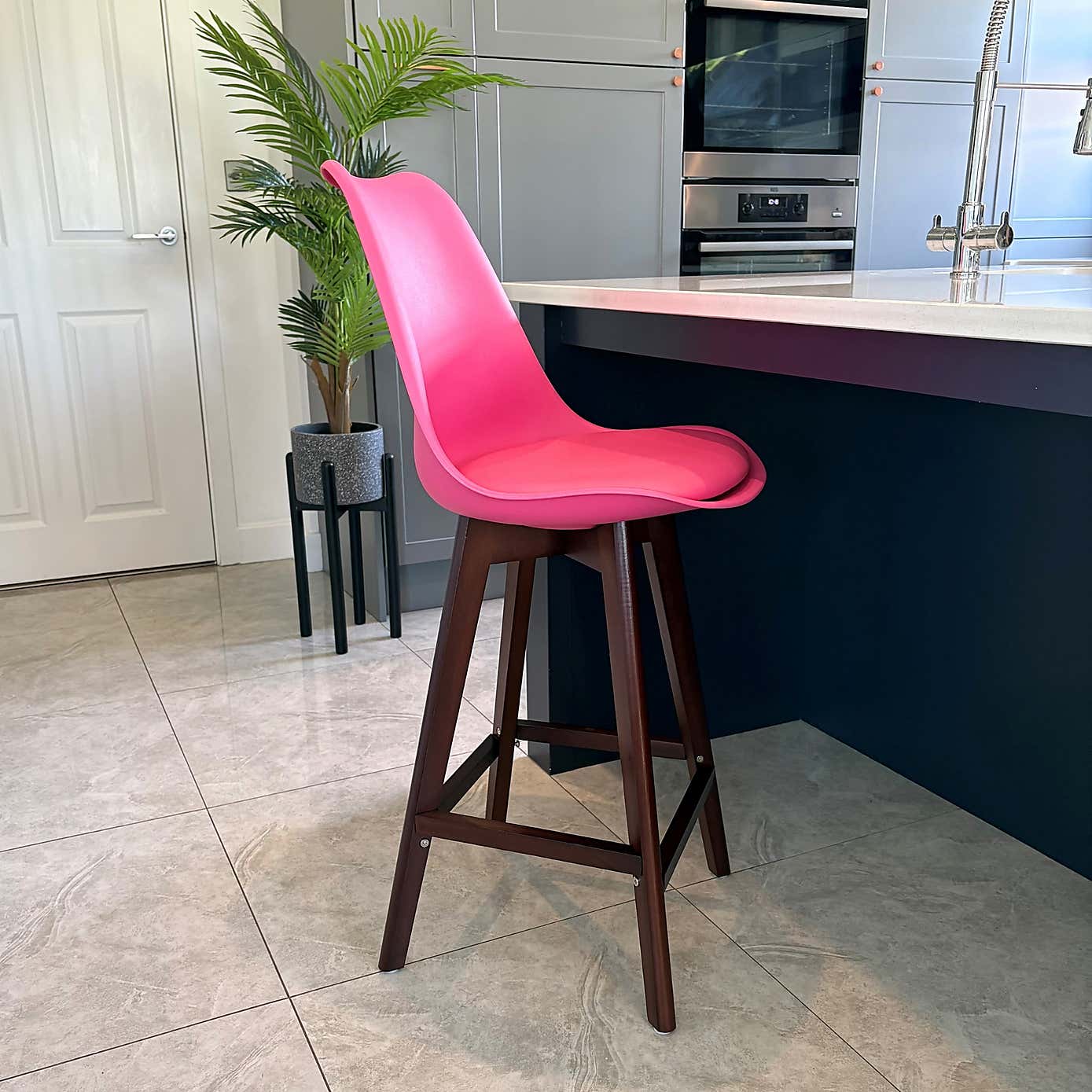 Fusion Living Soho Plastic Bar Stool