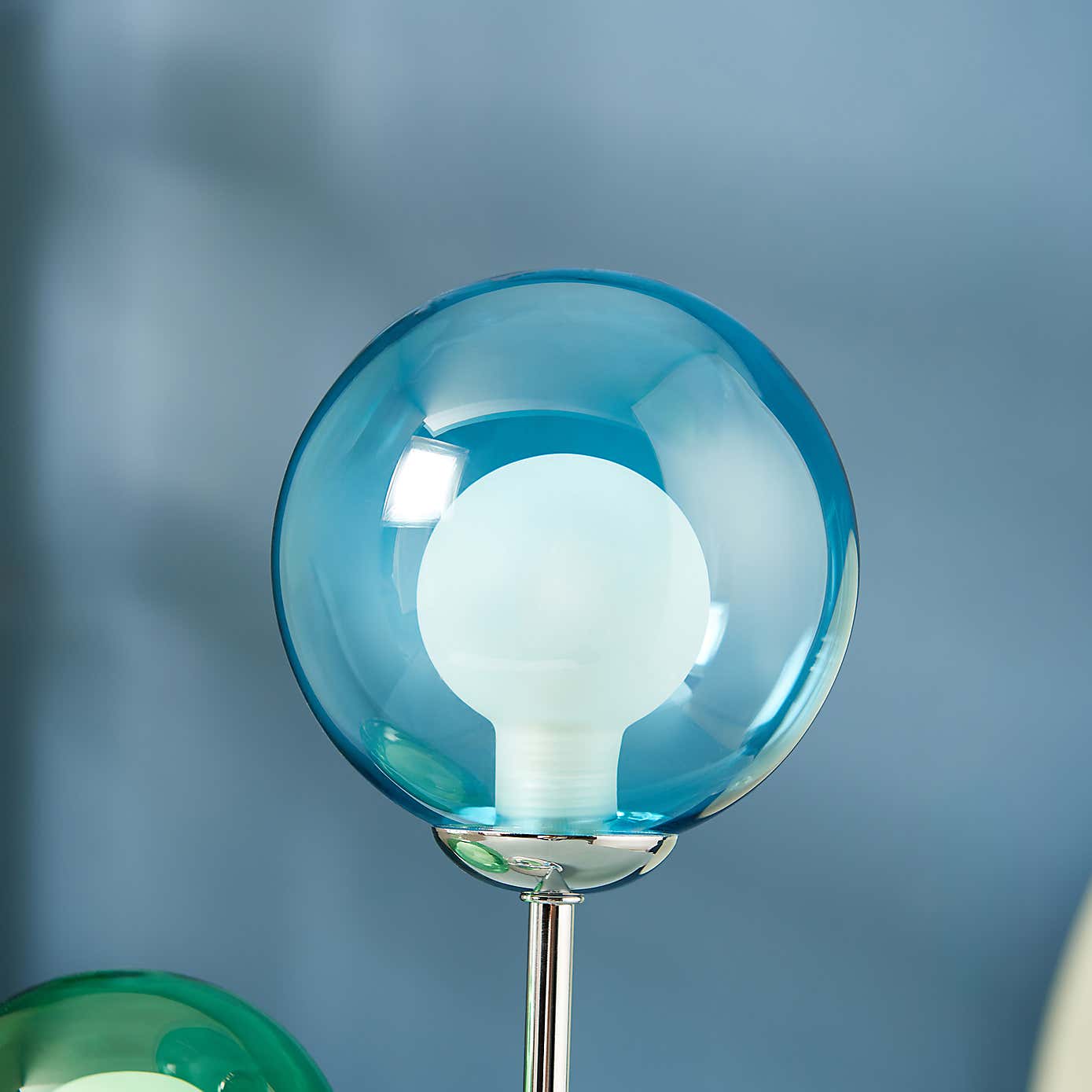 Eliza 2 Light Glass Table Lamp