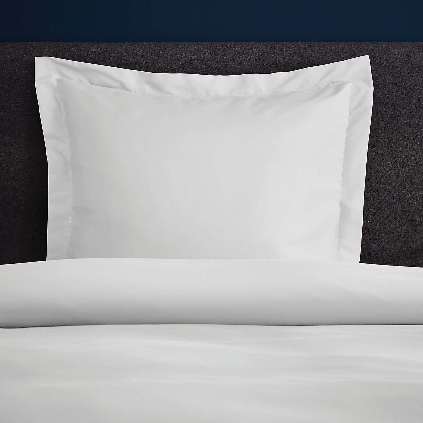 Fogarty Soft Touch White Continental Square Pillowcase