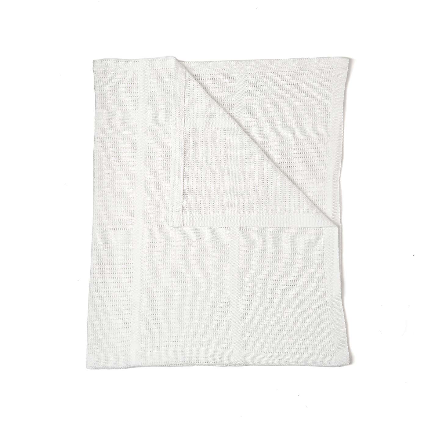 Clair de Lune Cot Size Cellular Cotton Blanket