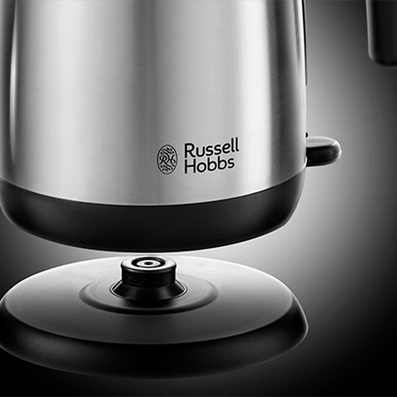 Russell Hobbs Brushed Stainless Steel 1.7L Open Handle Kettle