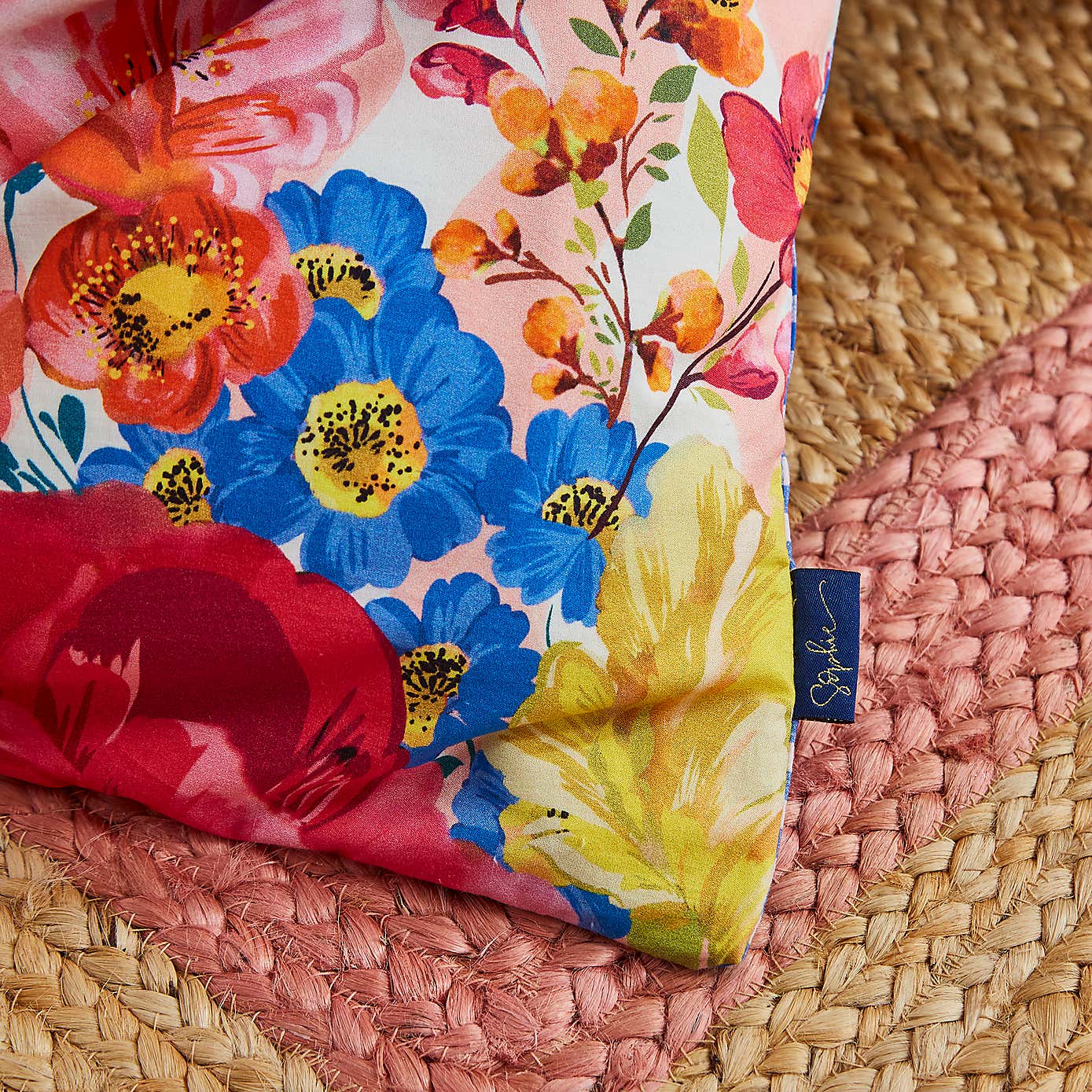 Sophie Robinson Juicy Bloom 100% Cotton Duvet Cover & Pillowcase Set