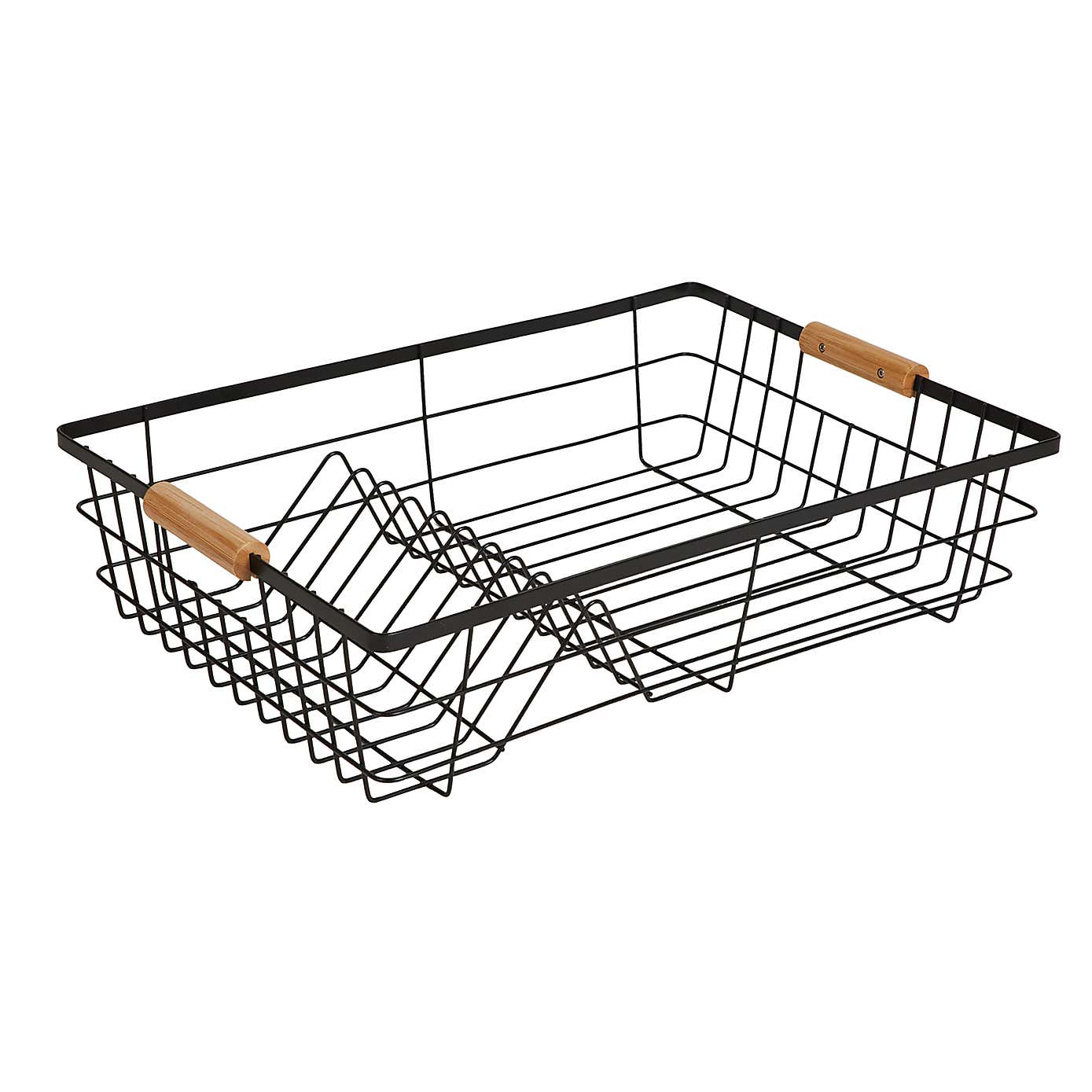 Black Bamboo Drying Rack
