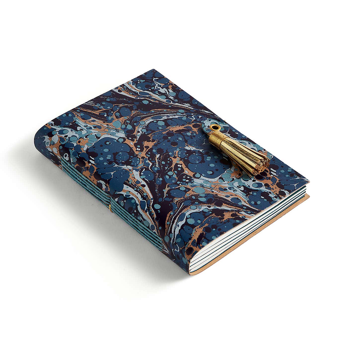 Recycled Leather Marble Notebook