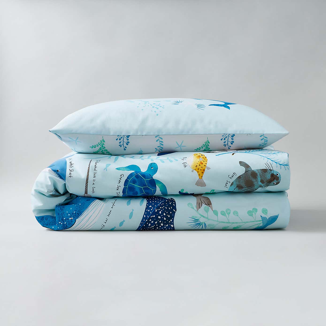 Sealife Duvet Cover & Pillowcase Set
