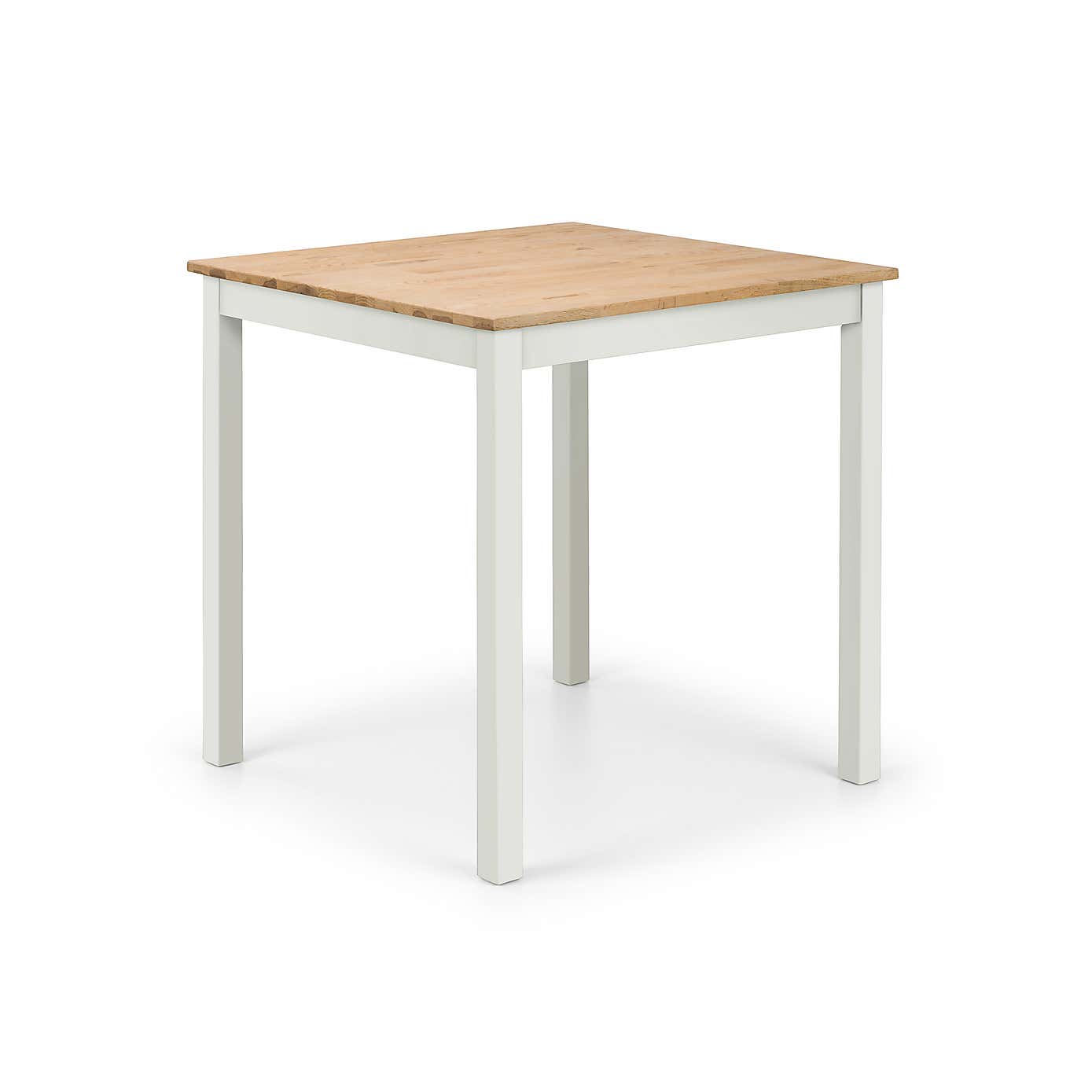 Coxmoor Square Dining Table Ivory with Oak