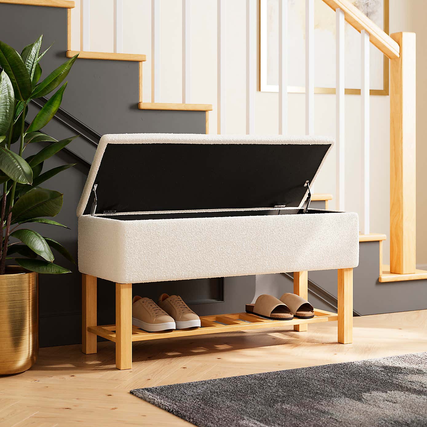Upholstered Hallway Bench