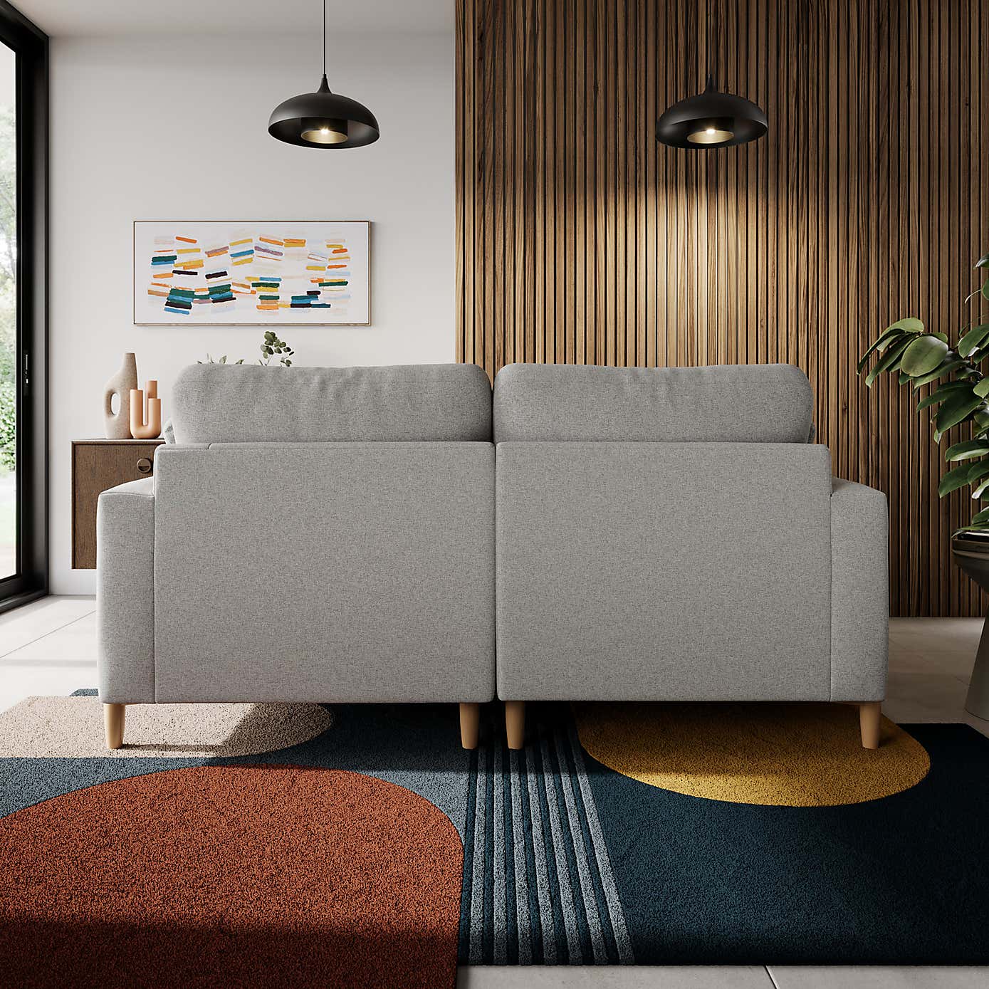 Apollo Soft Texture Corner Chaise Sofa