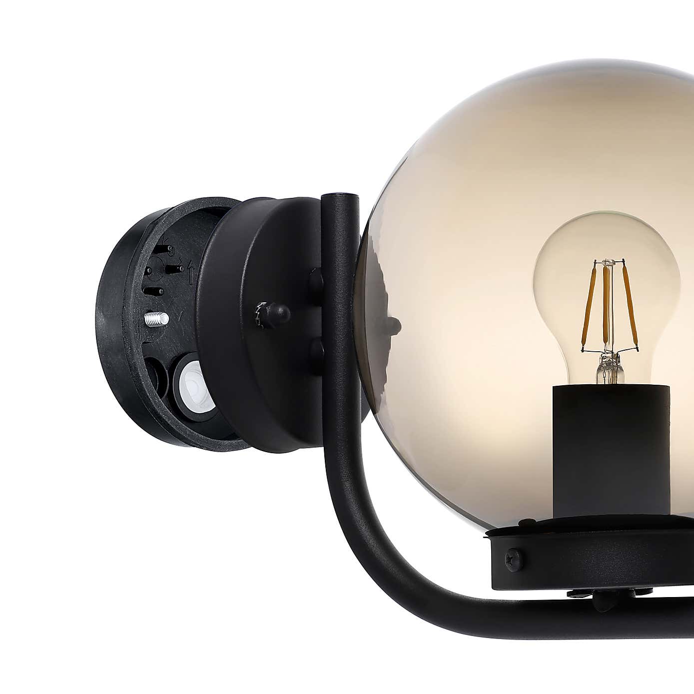 EGLO Taverna Indoor Outdoor Globe Wall Light