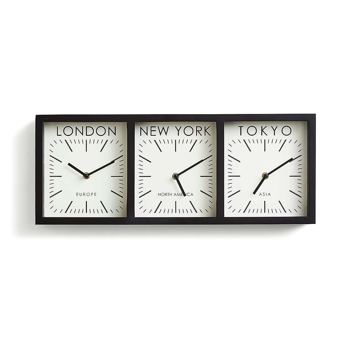 World Time Zone Wall Clock