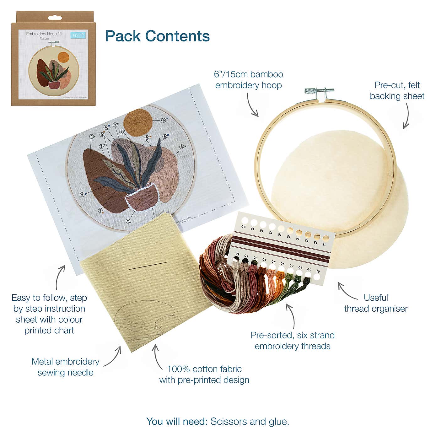 Embroidery Kit Nature