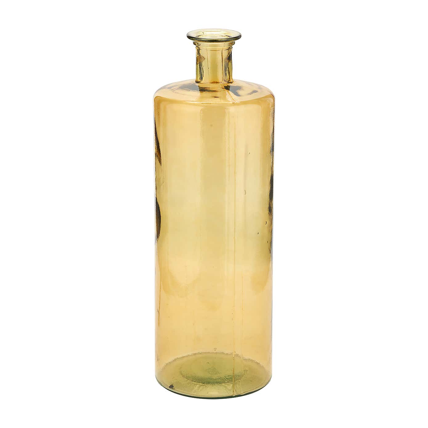 Tall Recycled Glass Bottle Vase