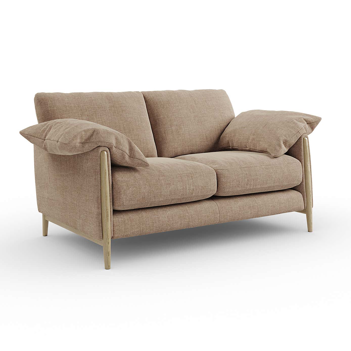 Hector Tonal Plush Chenille 2 Seater Sofa