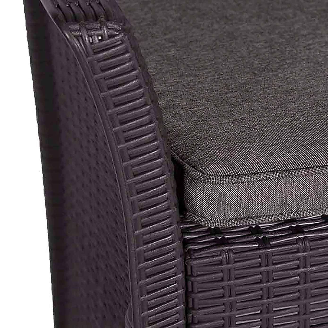 Faro 2 Seater Black Bistro Set