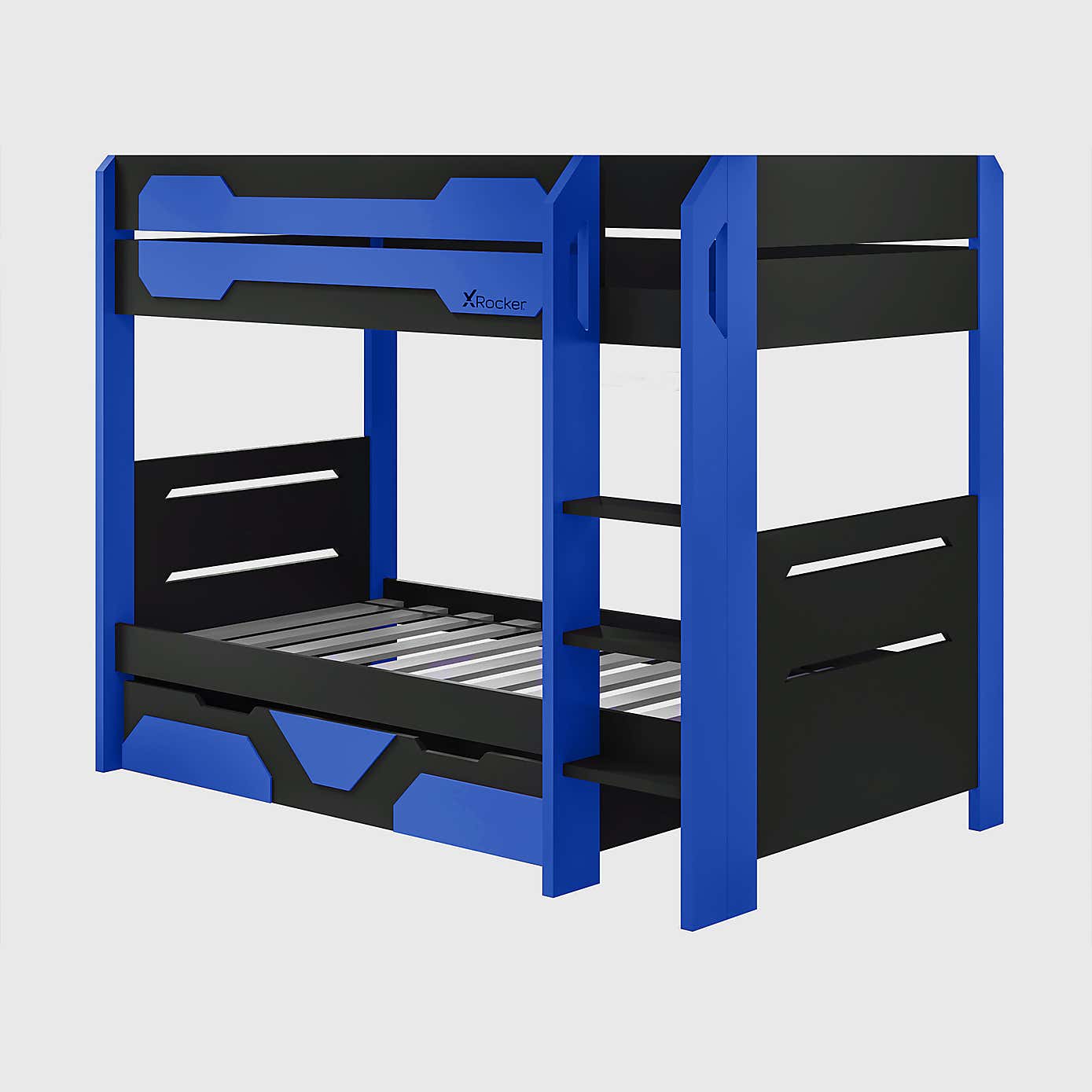 X Rocker Battalion Gaming Bunk Bed with Trundle